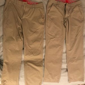 Men’s size 34 under armour golf pants